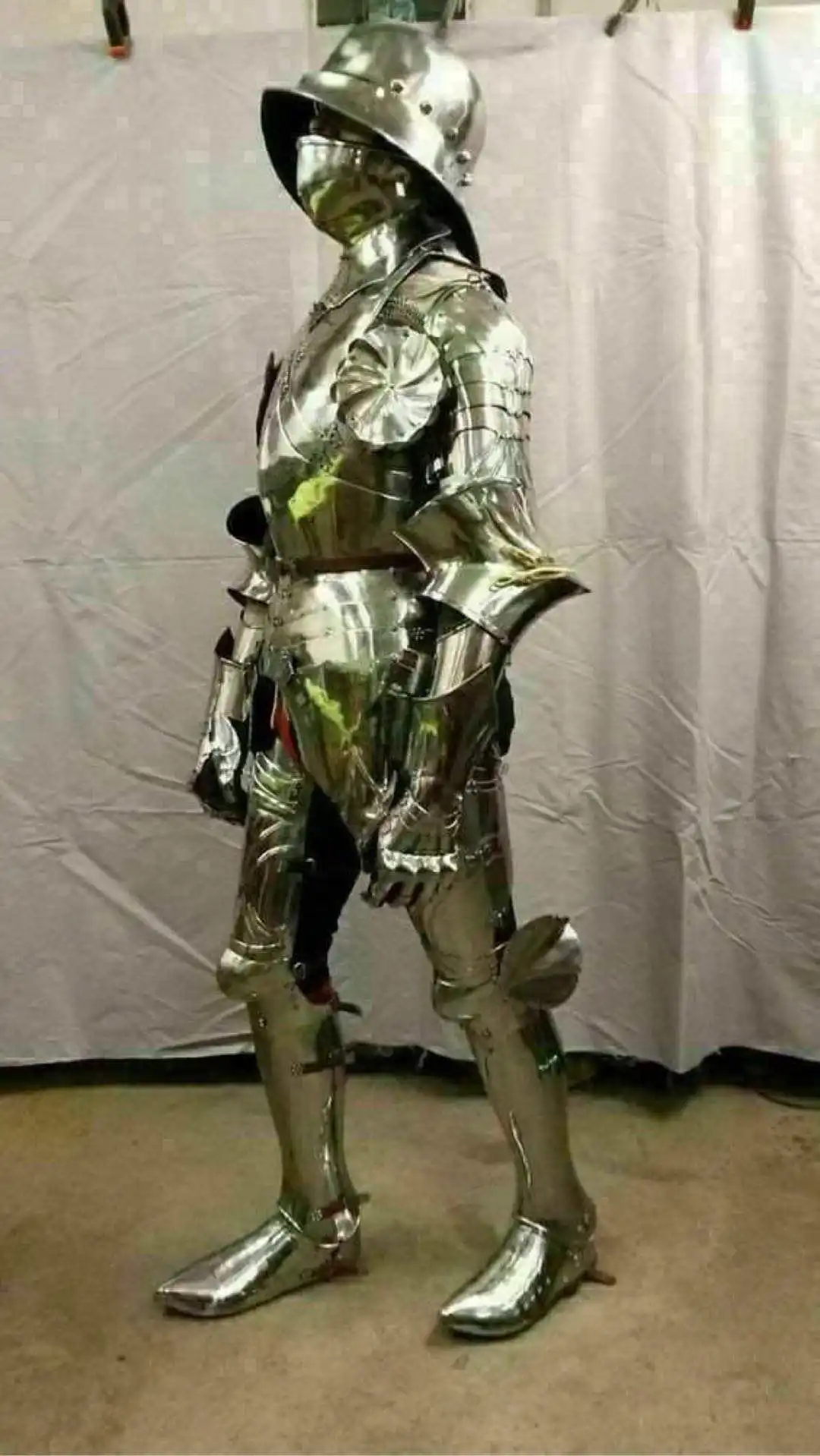 Medieval vintage Knight Wearable Suit Of Armor Crusader Combat Full Body Armour