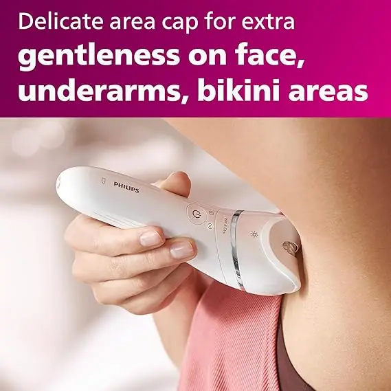 Philips Beauty Epilator серии 8000 для женщин с 3 аксессуарами BRE700/04