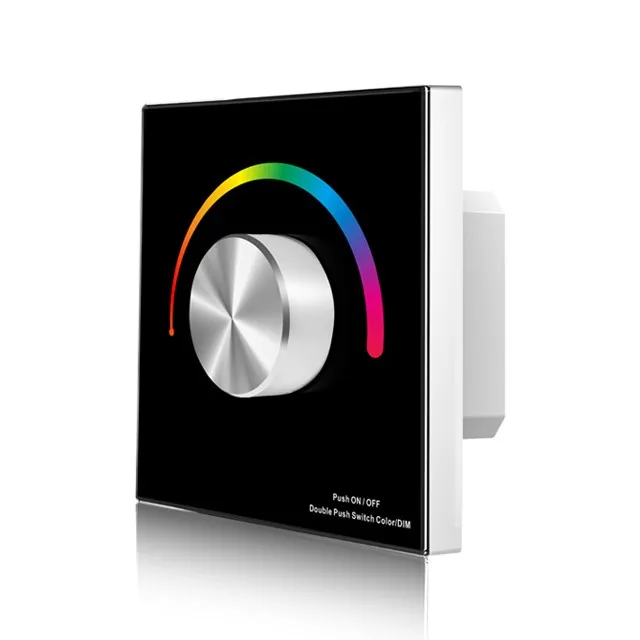 T3-K-B DC 12-24V Knob Panel RGB Controller