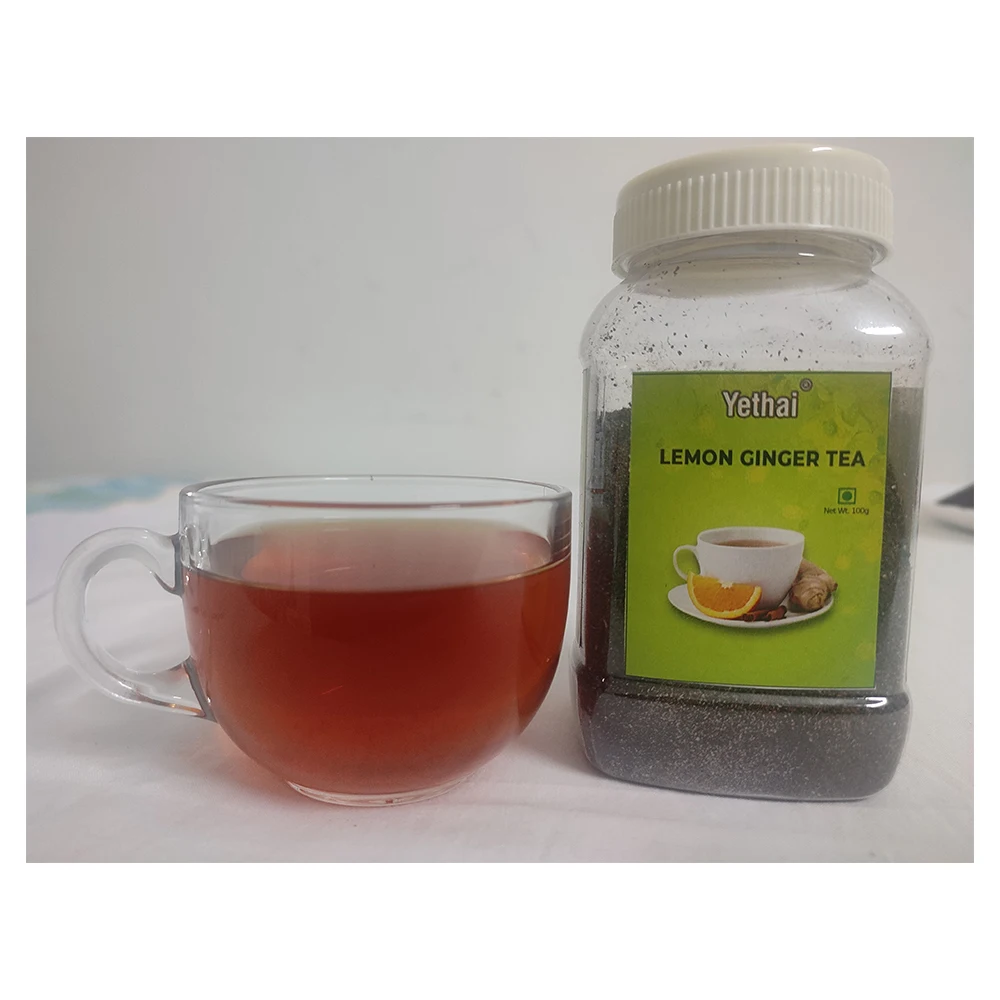 Organic Lemon Ginger Herbal Tea Supports Healthy Digestion Lemon Ginger Tea From Assam