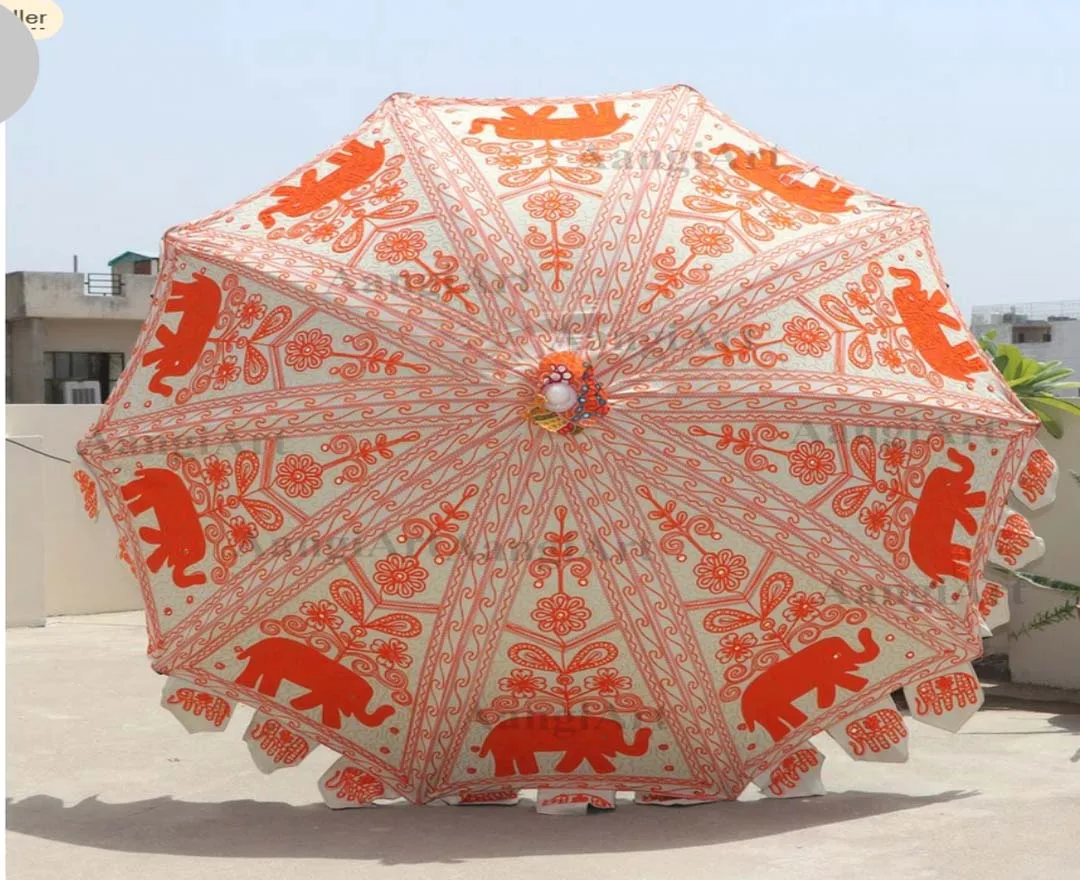 50 PC Lot Indian Wholesale Decorative Umbrella Lowest Price Umbrella for Summer Season