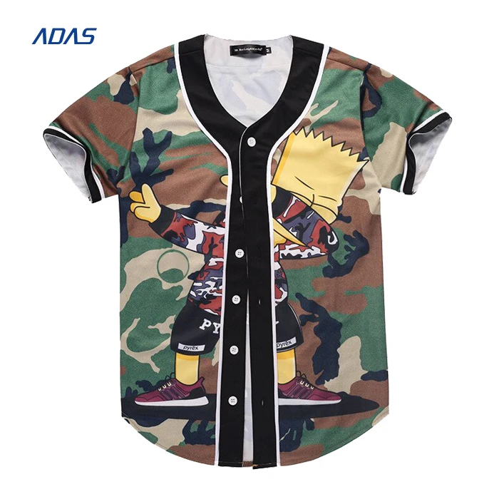 Wholesale Fashion White Baseball Jersey, Custom Street Wear Sportswear Customized Printed Label & Woven Label Shirts & Tops Boys