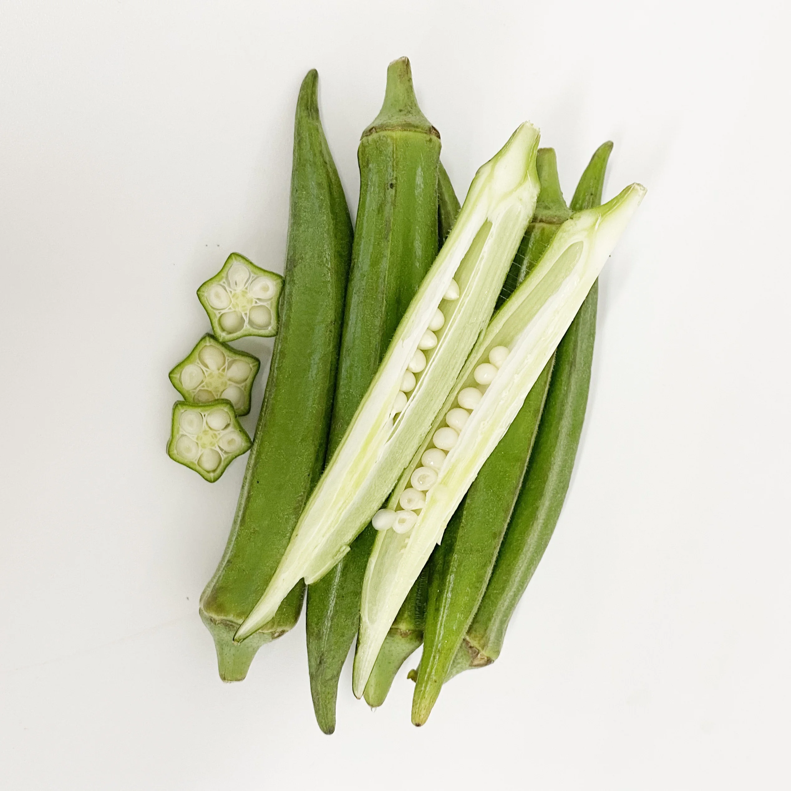 Свежий Okra Дамский палец/свежий зеленый Okra/Okro для