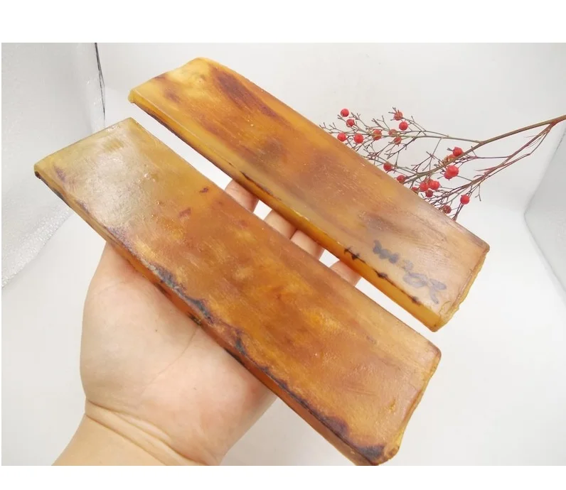 Best quality design Natural polished Ram horn sheep horn Knife scales and plates good product for sale