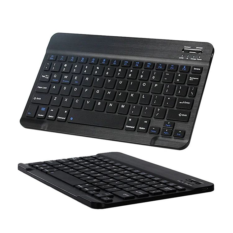 Ultra Slim Keyboard Rechargeable Wireless BT Tablet Keyboard for iPad Smartphone PC MacBook Android iOS Windows Device