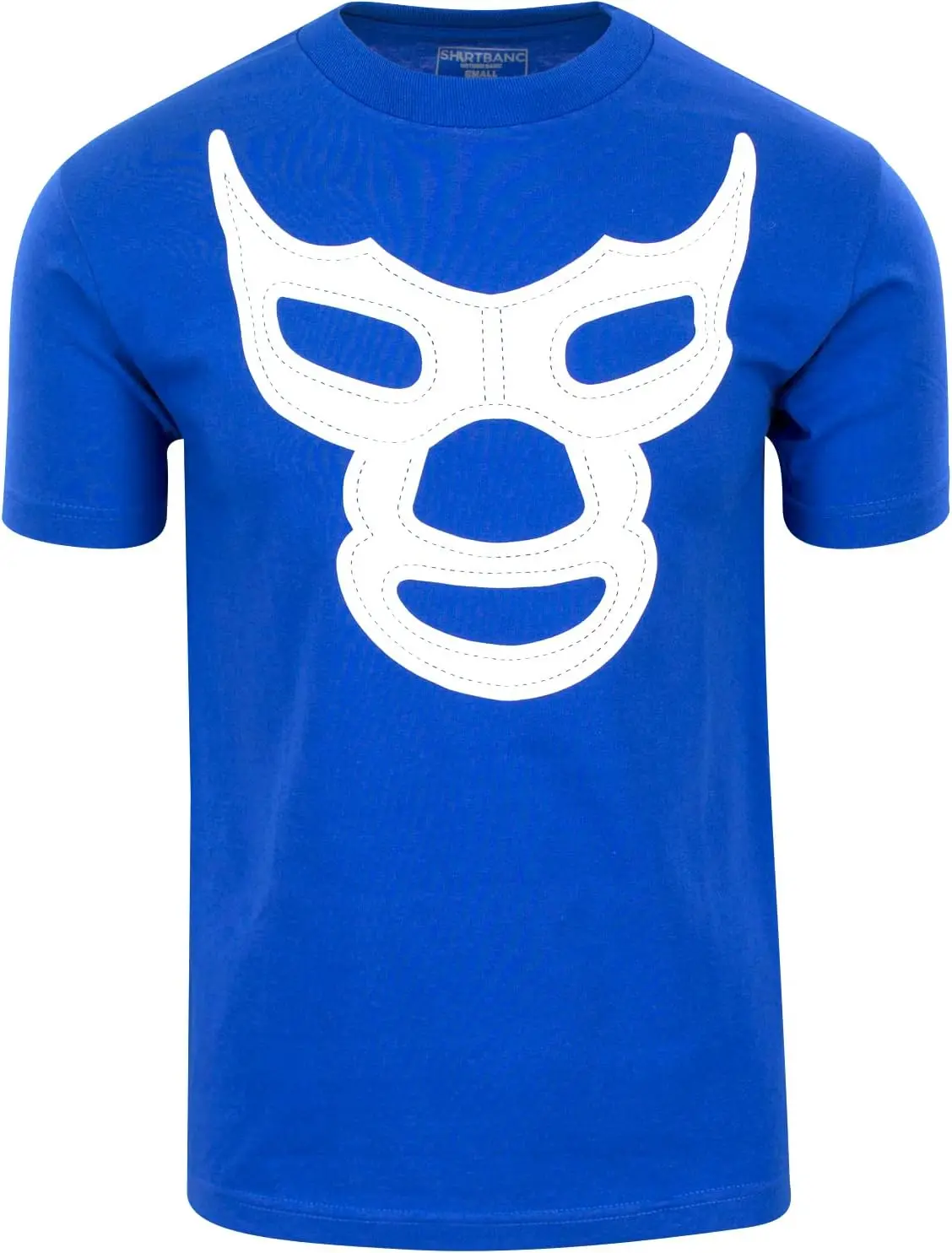 Blue Demon Mens Luchador Mask Embrace Lucha Libre Wrestling Spirit Tee