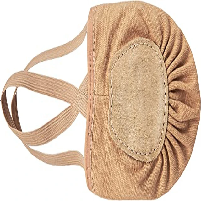 Half Sole Dance Shoes Stretchy Canvas Pirouette Shoes for Ballet Lyrical Modern Jazz Dance and Contemporary