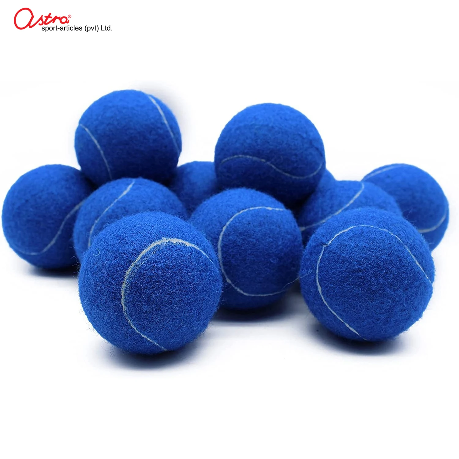Solid Blue Color High Quality Advanced Training Tennis Balls with Mesh Bag Sports Practice Balls Playing Tennis balls