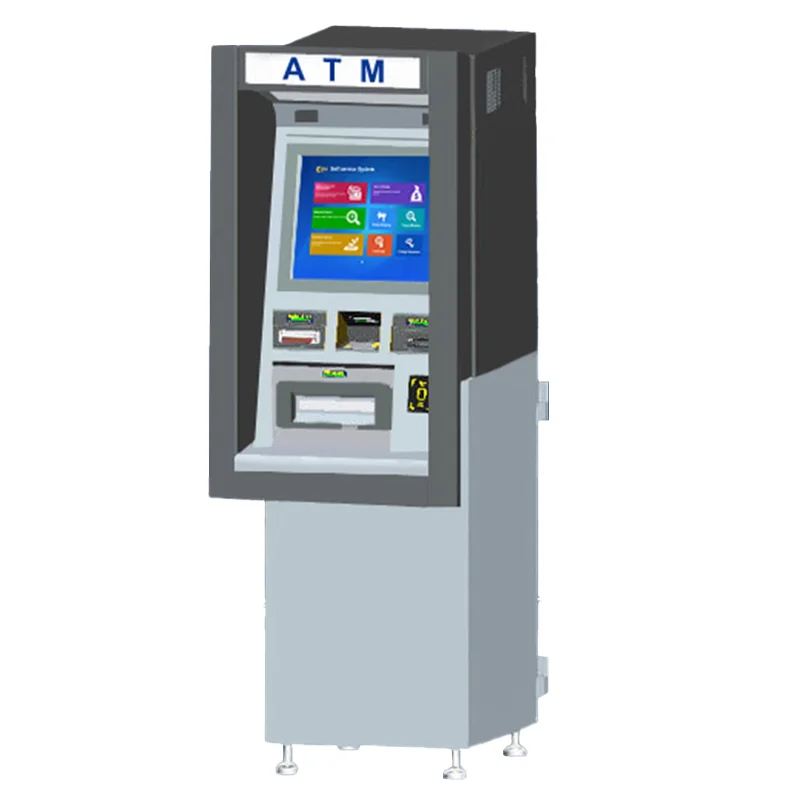 Cash Dispenser Kiosk Atm Machine Self Service Note Deposit Withdraw Cash Recycler ATM Machine
