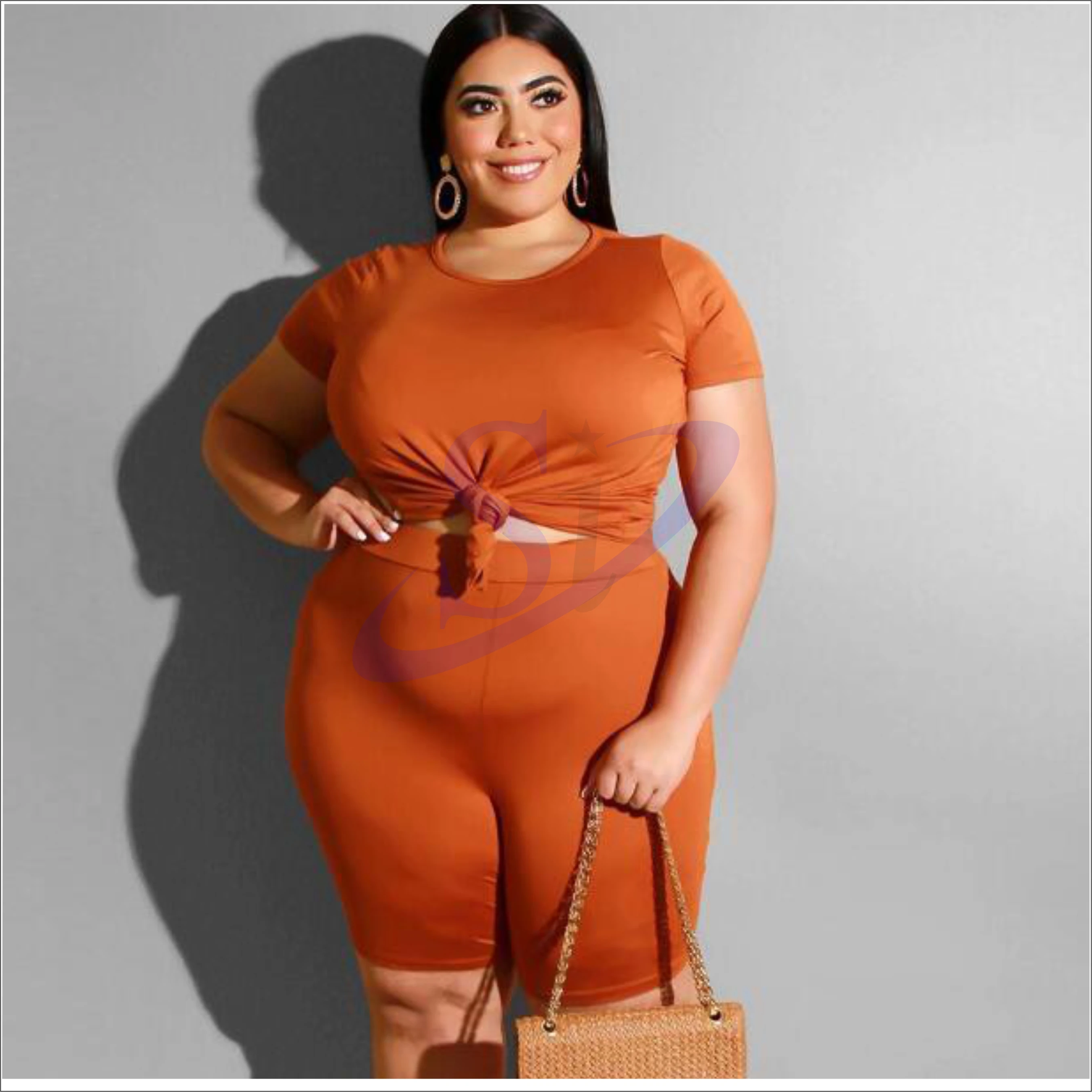 Оптовая продажа женские спортивные костюмы без рисунка женская футболка подходящие из двух предметов летние комплекты футболки и велосипедных шорт