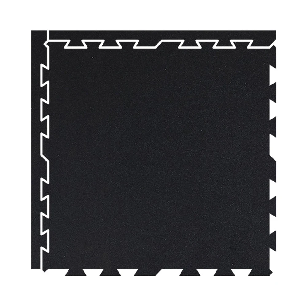 Fapre Bespoke Interlocking Rubber Mat Cushion Shock Absorption Gym Floor Mats Strength Area Sound Insulation For Gym