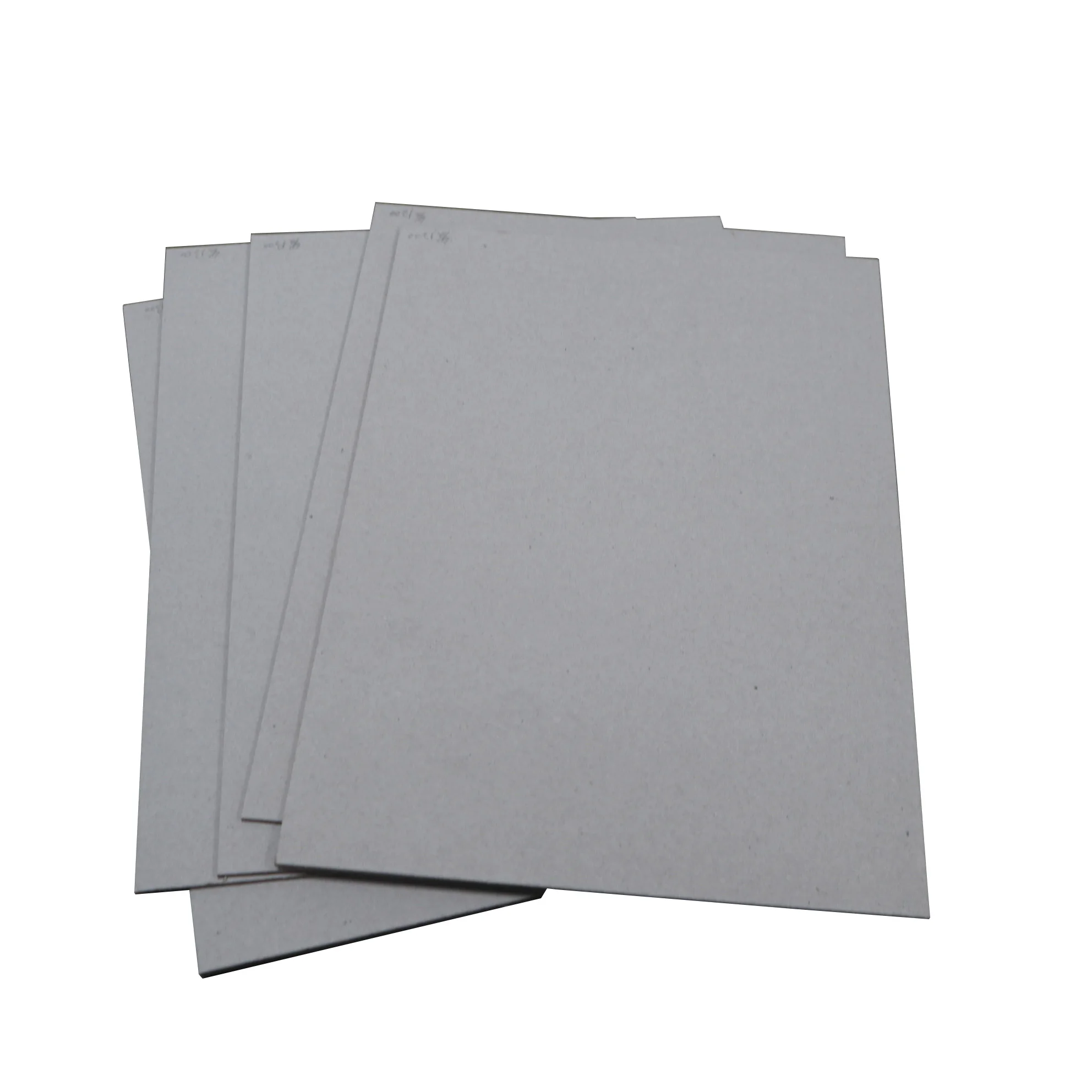 High Quality Certified 1.5mm 650gsm Rigid Board China Grey Paper Chipboard grey board paper sheets