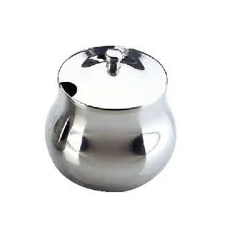 Indian Handcrafted Handmade Metal Sugar Canister Set with Handle Available at Customized Shape and Size