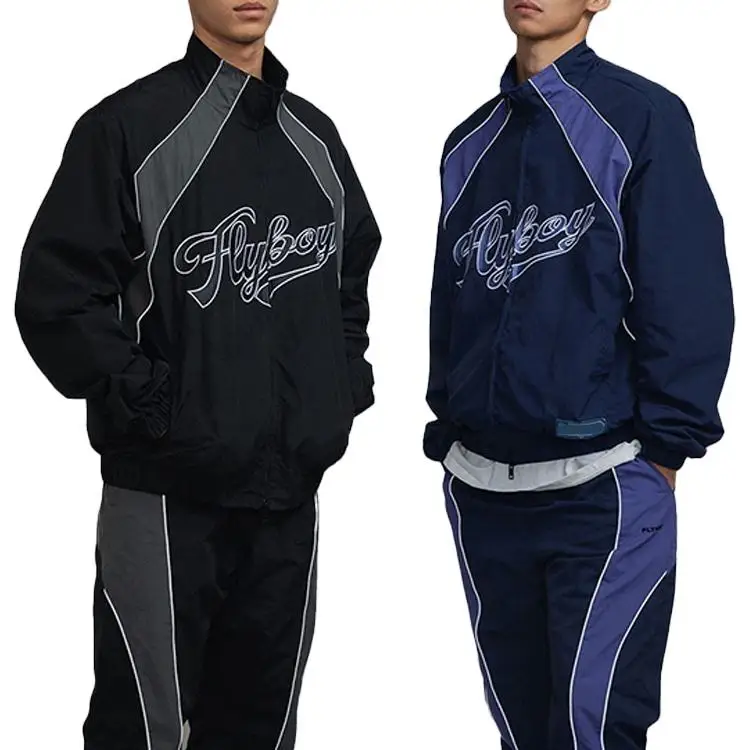 Custom Sport Tracksuit Wholesale Set Joggers Sets Training Wear School Uniform Sportswear Winter Windbreaker Jacket for Men