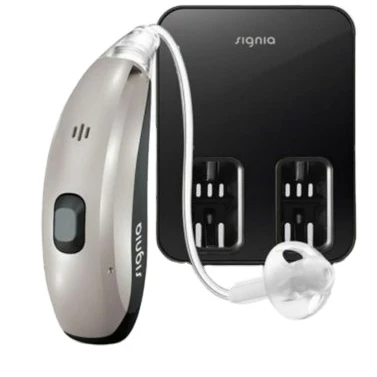 Signia hearing aids Motion Charge& GO 2X BTE Hearing Aid Black Color Cheap Price Hearing Amplifier for Deaf People