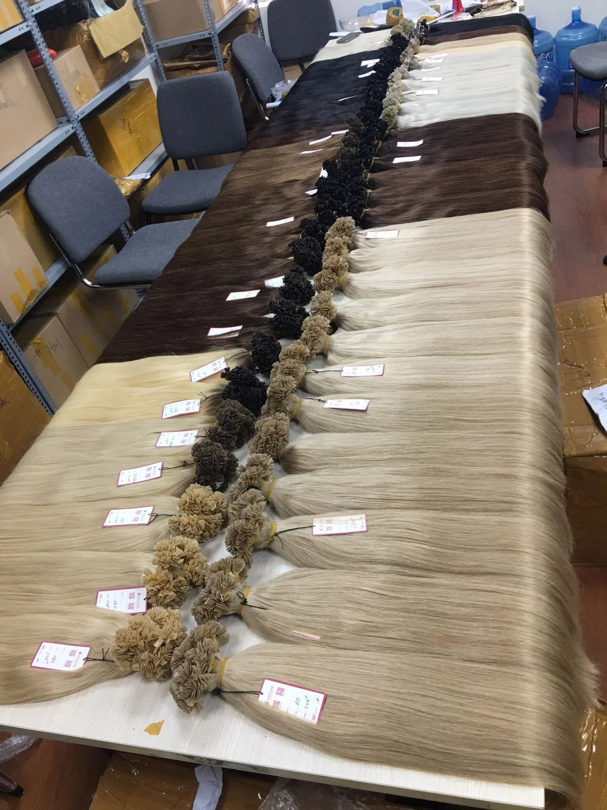 Raw Vietnamese Hair Unprocessed Virgin Natural Straight Wavy Hair Vendors Flat Tip Extension Best Selling Human Hair Wigs