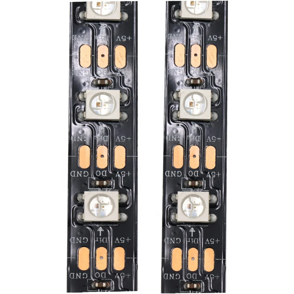 SMD 5050 WS 2813 WS2812 WS2812B Pixel DC 5V 1200 Lumen 4 Pin Flexible LED WS2813 IC Strip Light Tape With 3 Years Warranty