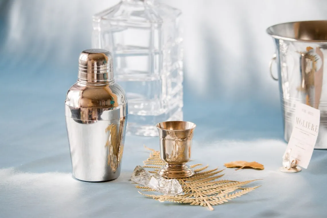 Vintage stainless steel mini cocktail shaker bartender tools drink mixer bar accessories cocktail wine shaker for home bar 2023