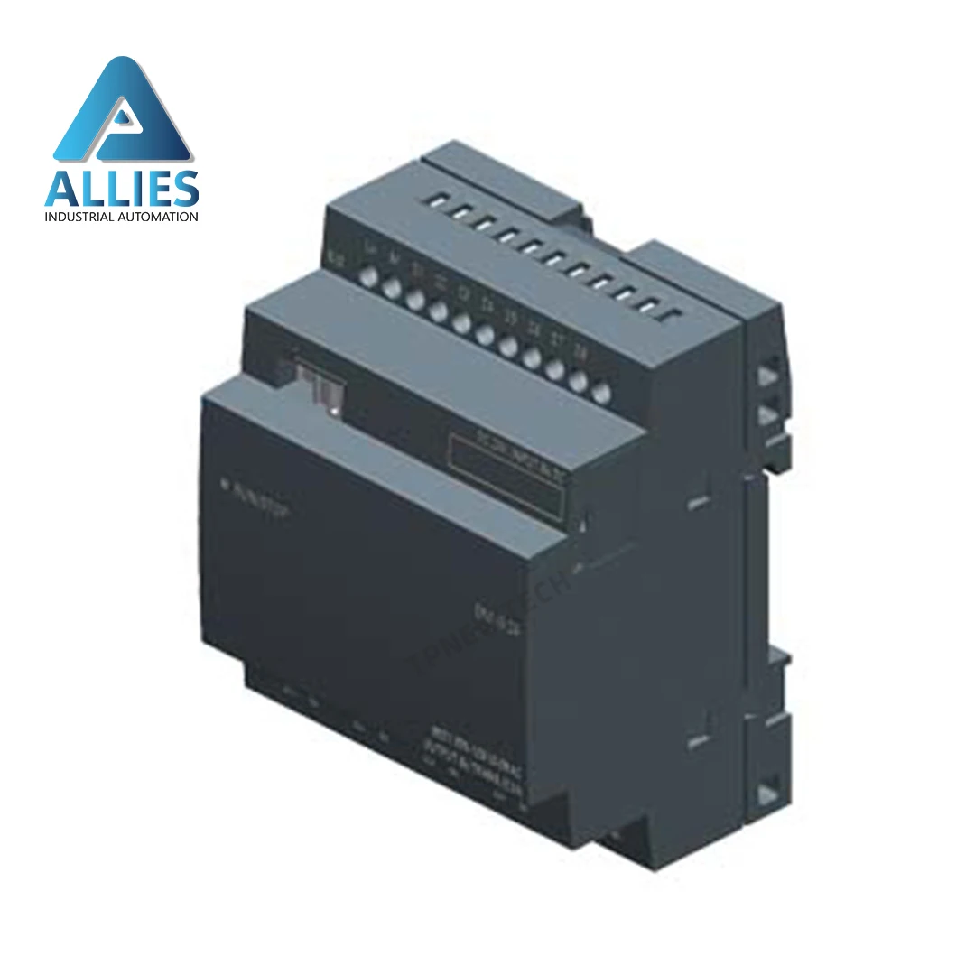 6ED1055-1CB10-0BA2 Siemens LOGO PLC SIMATIC DM16 24 expansion module, PS/I/O: 24 V DC/24 V DC/trans., 8 DI/8 DO, 4 MW for LOGO!