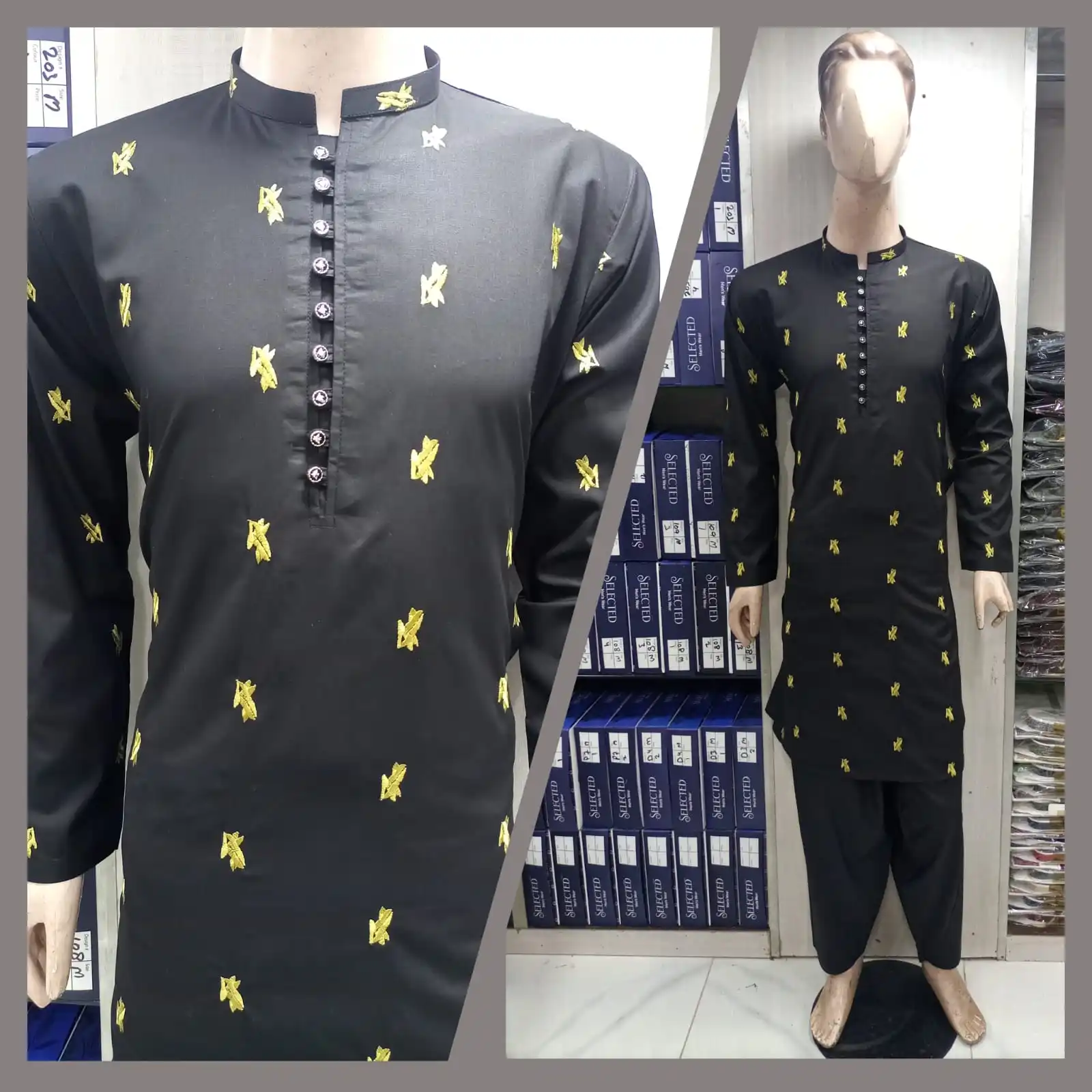 Modern Fashion Designer Mens Kurta Pajama Khoosa Sherwani Wast Coat Available Ready To Wear Door Delivery Facility Available