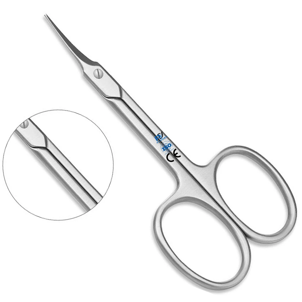 Latest Design Customized Logo Professional Stainless Steel Fine Point Cuticle Scissors / Best Selling Fine Point Cuticle Scissor