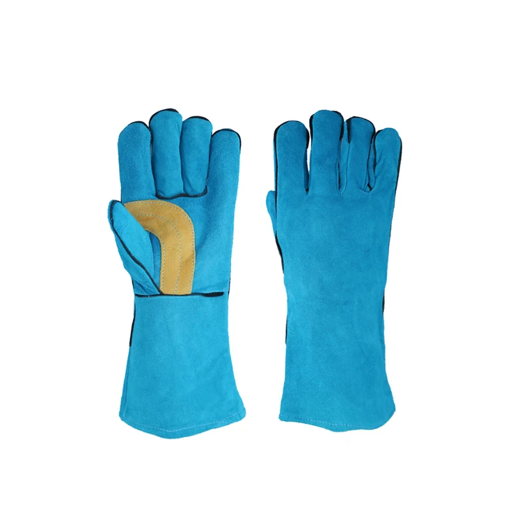 Manufacturer Leather Gloves Working Custom Welding Gloves Wholesale Leather Welding Gloves