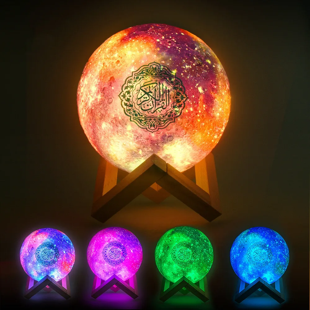 High quran players touch lamp portable speaker bluetooth speaker table lamp with speaker