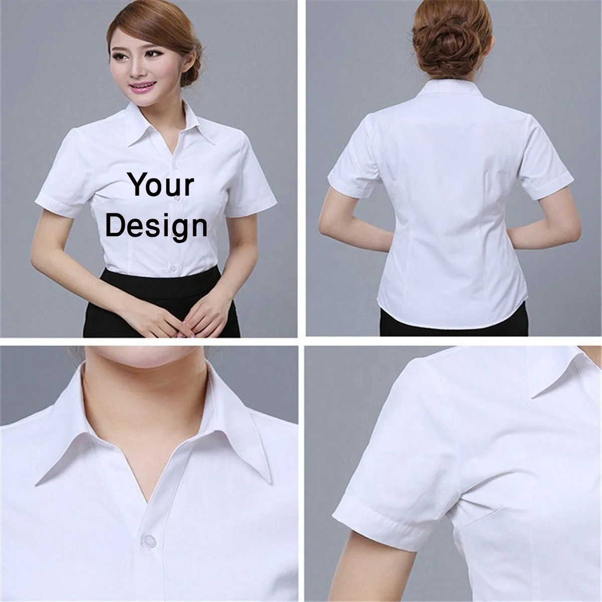 Custom Logo Fashionable Ladies Formal Clothing Shirt For All Ages Women Manufacture Sustainable Cheap Price Wholesale From BD