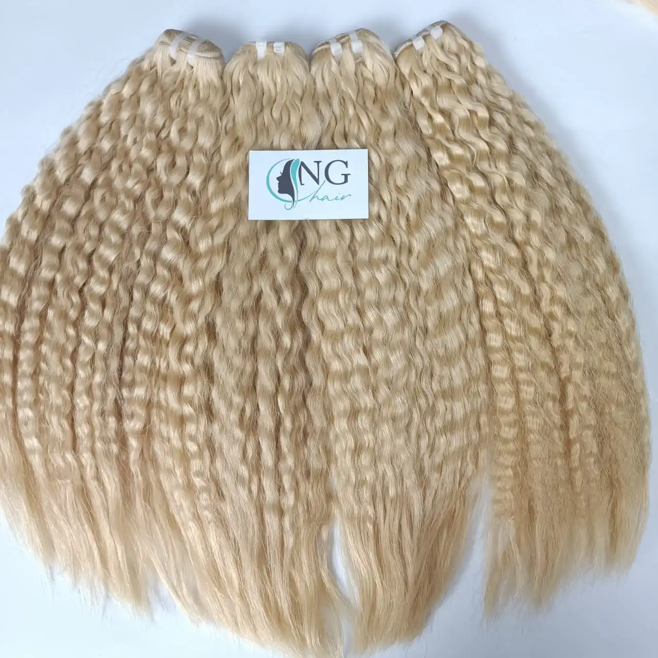 Bundles Kinky straight Hot Selling, Kinky straight Weft wig hair Extensions Full Color 100% VietNamses Human Hair Made In VN.