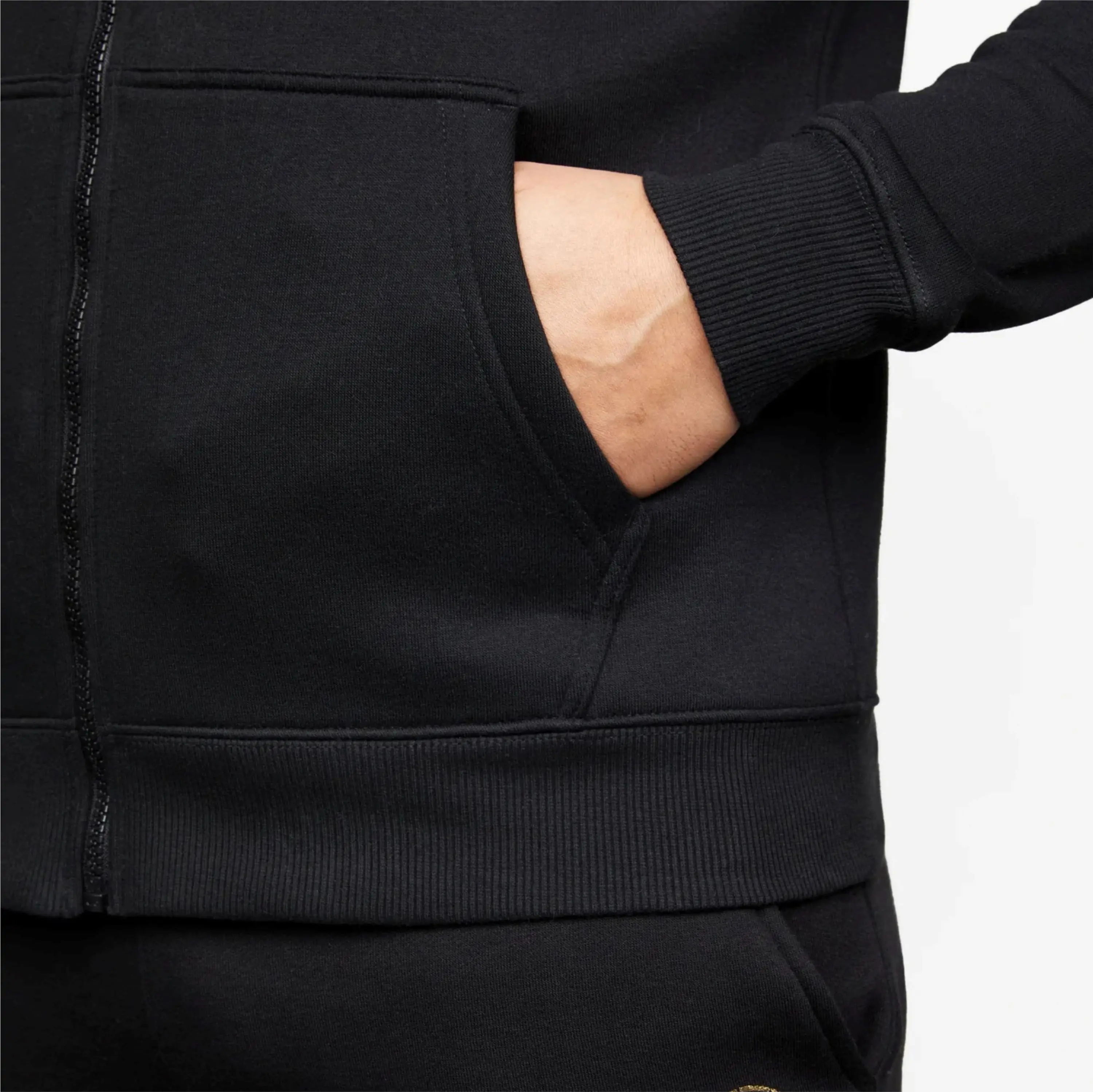 Wholesale High Quality Plain High Collar Unisex  100% Cotton Hoodie Customizable GSM Mens  Hoodies OEM Blank Hoddie