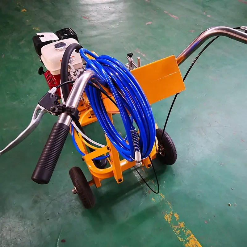 High Pressure Airless Cold Paint Spray Road Line marking machine
