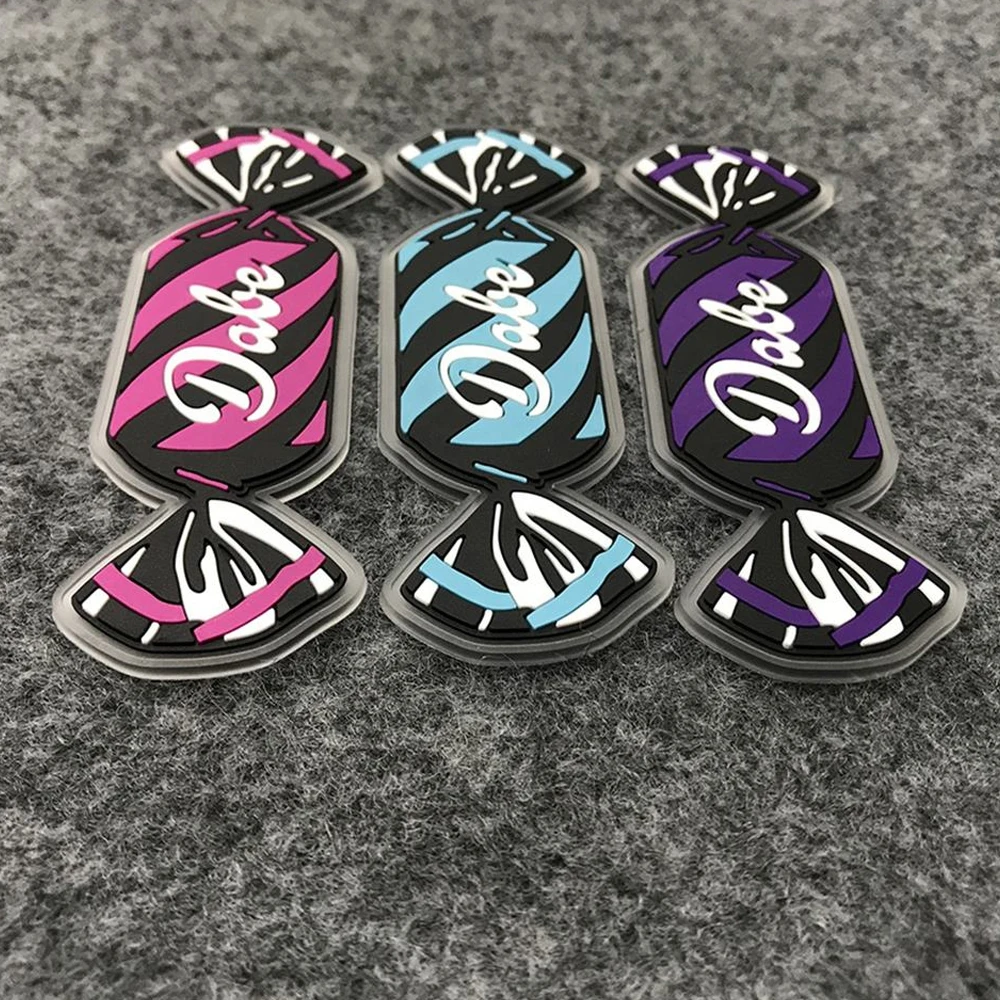 3D Logo Customized Soft PVC Silicone Raised Rubber Label Patch Transparent Clothing Labels / Hig Quality Pvc Patches