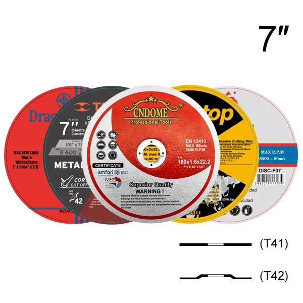 7 inch 180*2.5*22.23 mm  cut-off wheel for  metal;7 inch abrasive cutting disc