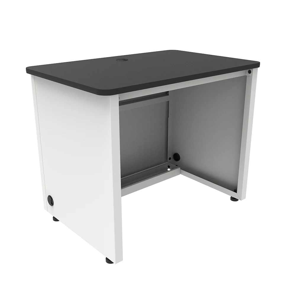 VersaDesk Enclosed Classroom Desk White/ Black