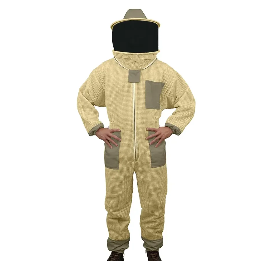 Professional Ventilated Full Body Beekeeping Suit Thick Safety Anti-bee Coat Bee keeping Suit