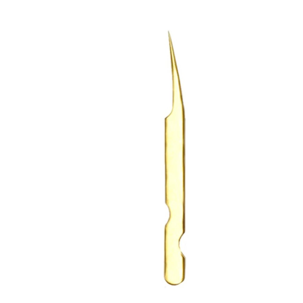 Lash Extension Fiber Tip 90 Degree Curved Eyelashes Tweezers Makeup Tools False Eyelashes Tweezers For Salon Use