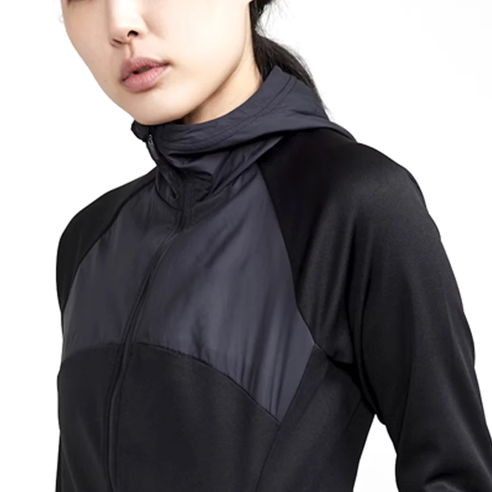 2024 High Quality Custom Logo  Autumn Winter Solid Full-Zip Crew Neck Jackets For Womens