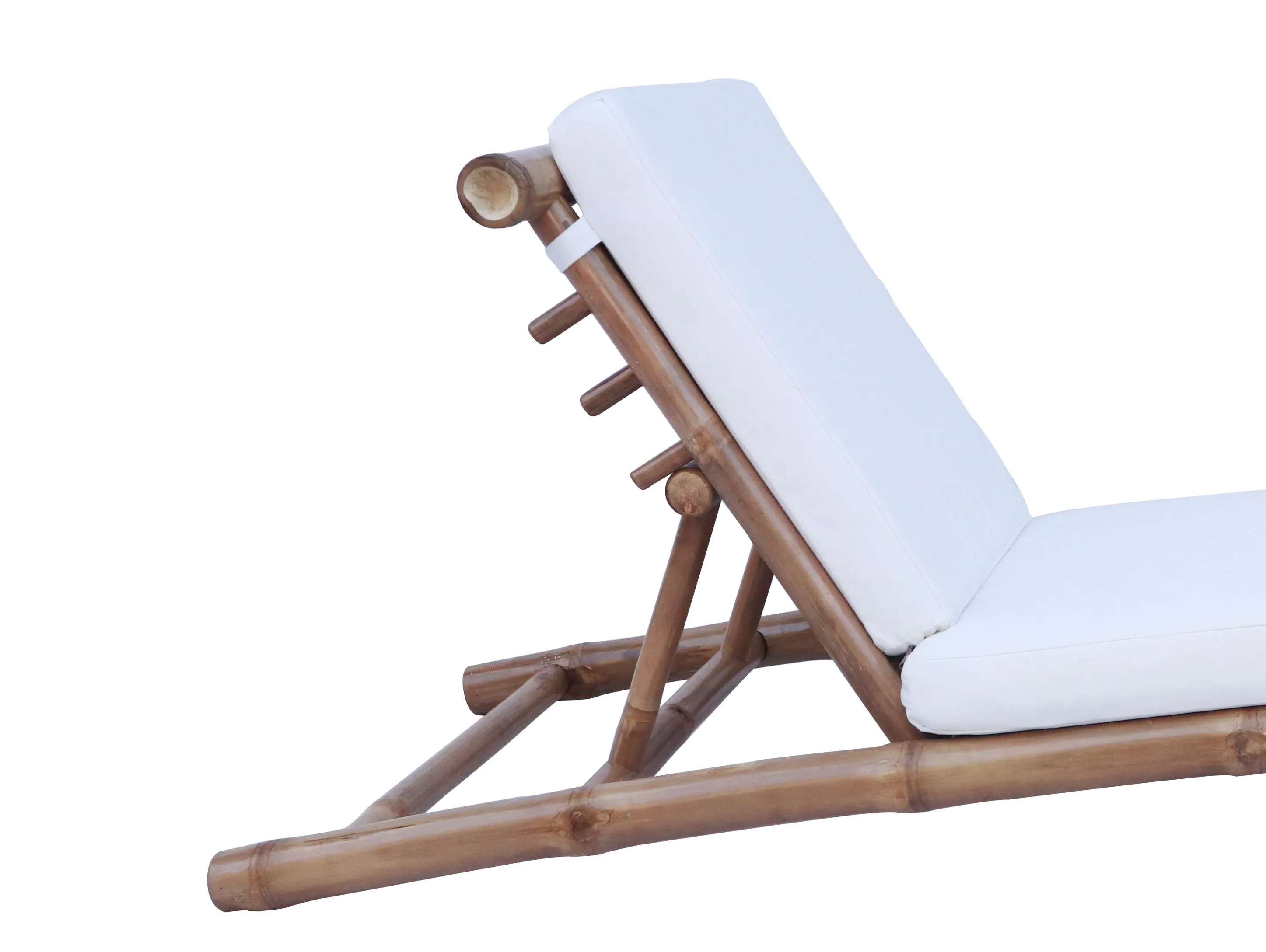 High-Quality Bamboo Beach Chair Sun Loungers Hot Sales