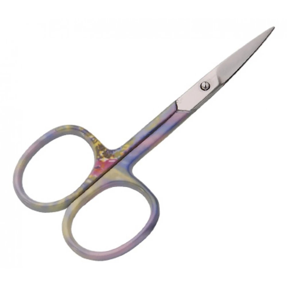 Top Quality Professional Multi-Purpose Manicure Curved & Round Blade Beauty Scissors for Nails Nose Hair Eyebrow Beard Moustache for Precised Work