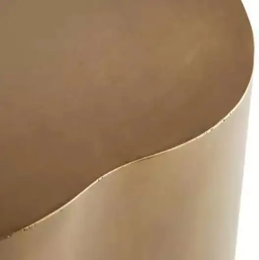 Furniture Geometrical Coffee Table Handmade Iron Sheet Center Table Modern Classic Gold Antique Iron Abstract Brass Coffee Table