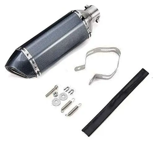 Wholesales High Quality Motorcycle Universal Exhaust Slip On Silencers & Mufflers Compatible With Exhaust Pipe