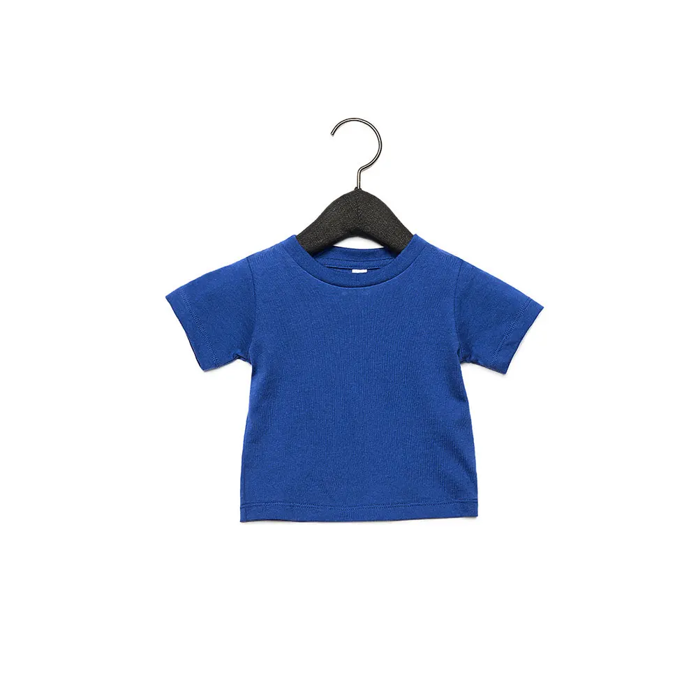Wholesale Baby Jersey Short Sleeve Tee  Organic Cotton Jersey tee shirt breathable unisex baby blank  summer infant t-shirts