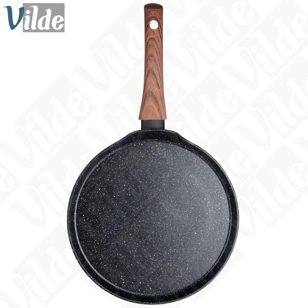 Crepe Pan Granite Non-Stick BLACK&WOOD 26 cm