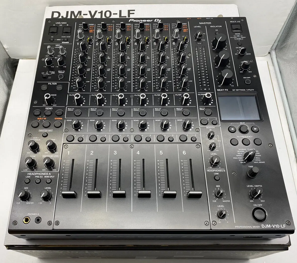 NEW In Original DJ DJM-V10 6-Channel Professional DJ Mixer