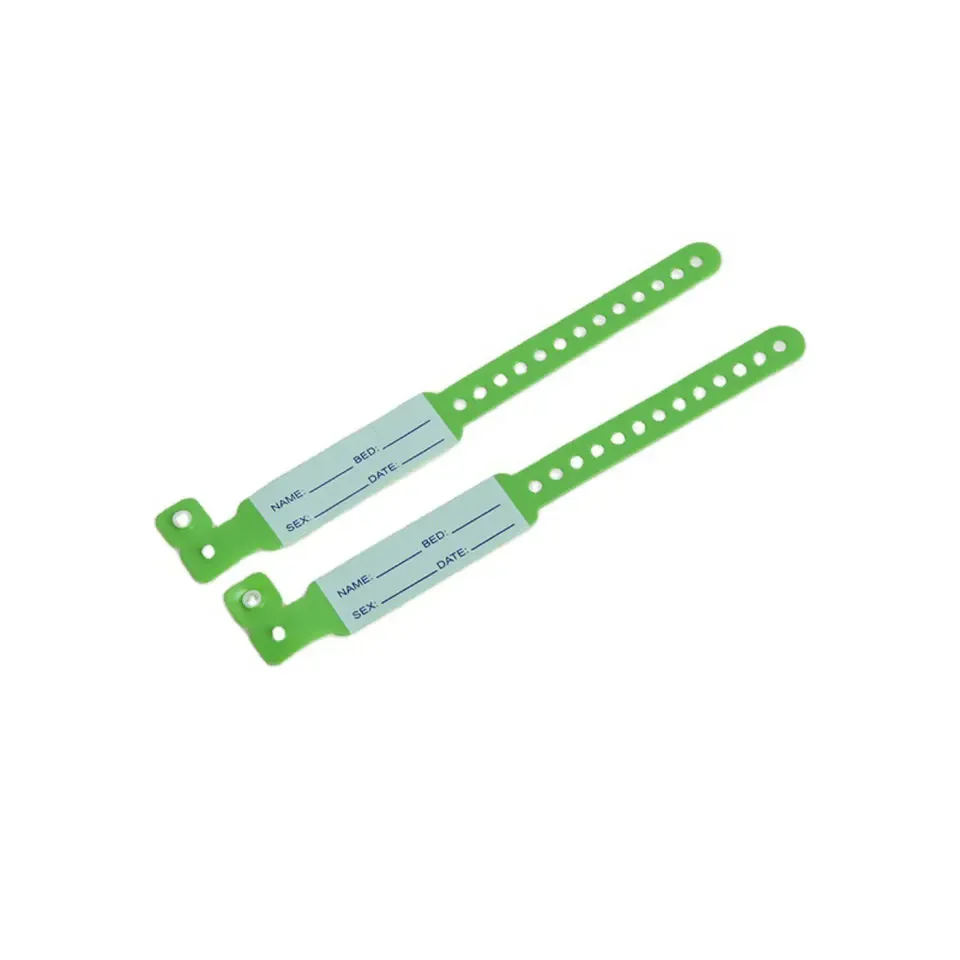 Adult Child  Infant Insert Card Write-on  Elastic Wristband Custom