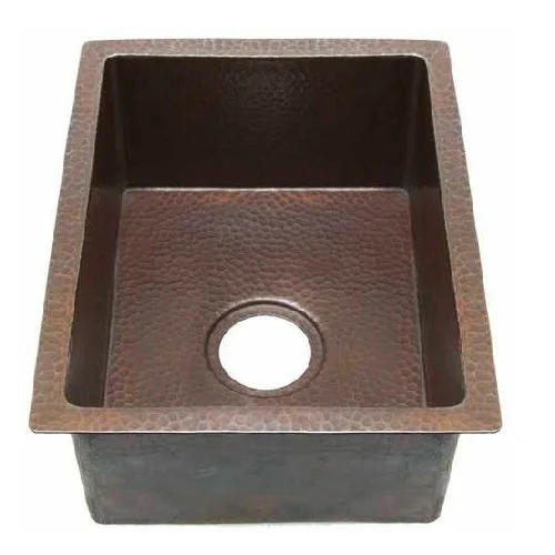 Trending Pure Copper Kitchen Sinks Hammered Single Bowl And Faucet Space Sinks Home Kitchen Farmhouse Usage Bulk Quantity