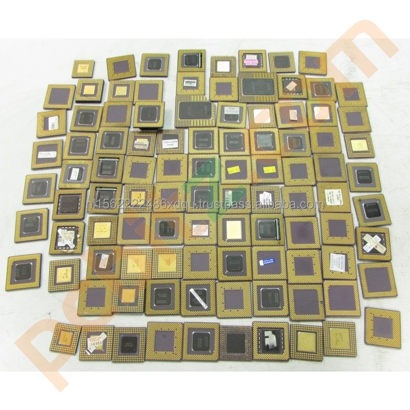 Ceramic CPU Scrap with gold pins/ / Processors scrap/Intel Pentium Pro Ceramic at wholesale price
