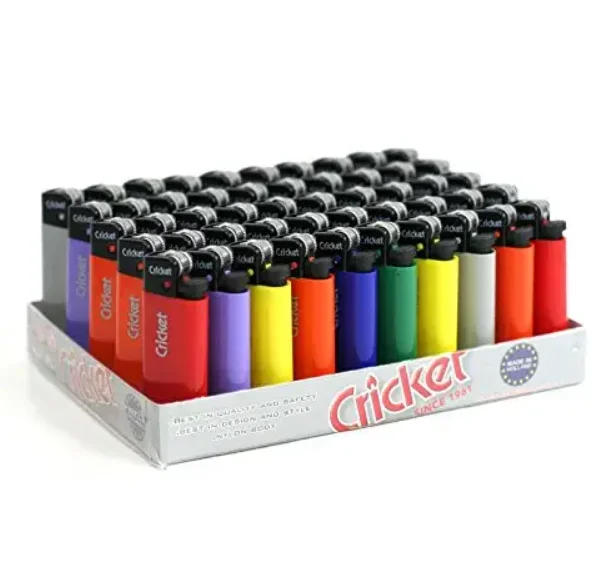 High Quality Disposable Cricket Lighter for Sale /cricket Custom logo