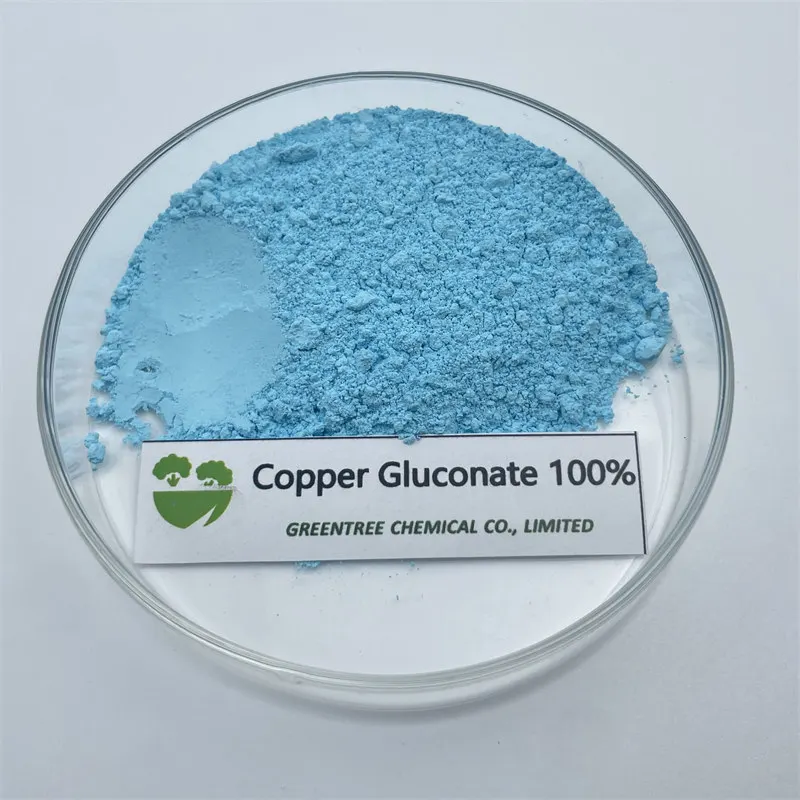 Food Grade Supply Food Additives Powder 100% Copper Gluconate for Bacterial Blight