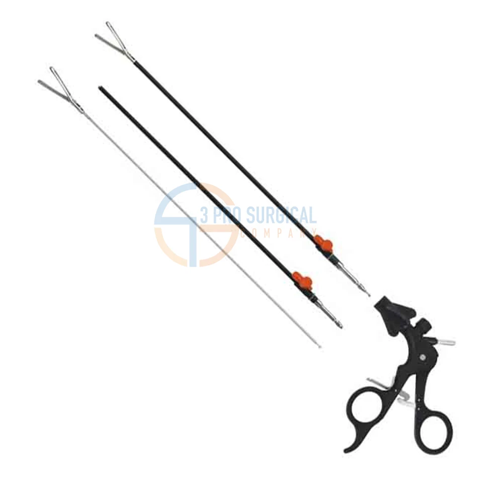 3PRO SURGICAL Laparoscopy Surgical Dorsey Intestinal forceps Fenestrated Jaw 5mm x 31cm